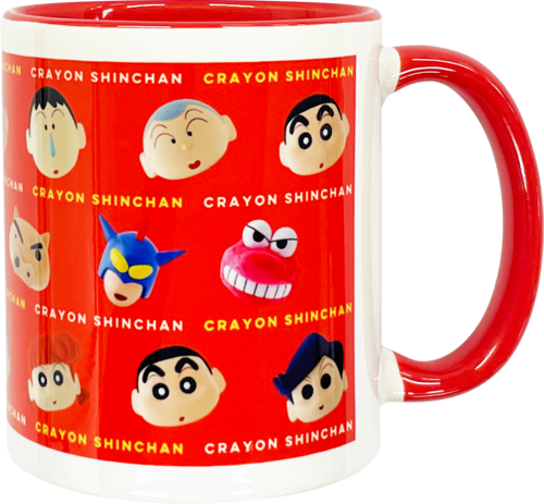 クレヨンしんちゃん マグカップ ハイ！チーズ！ 整列 | クレヨン